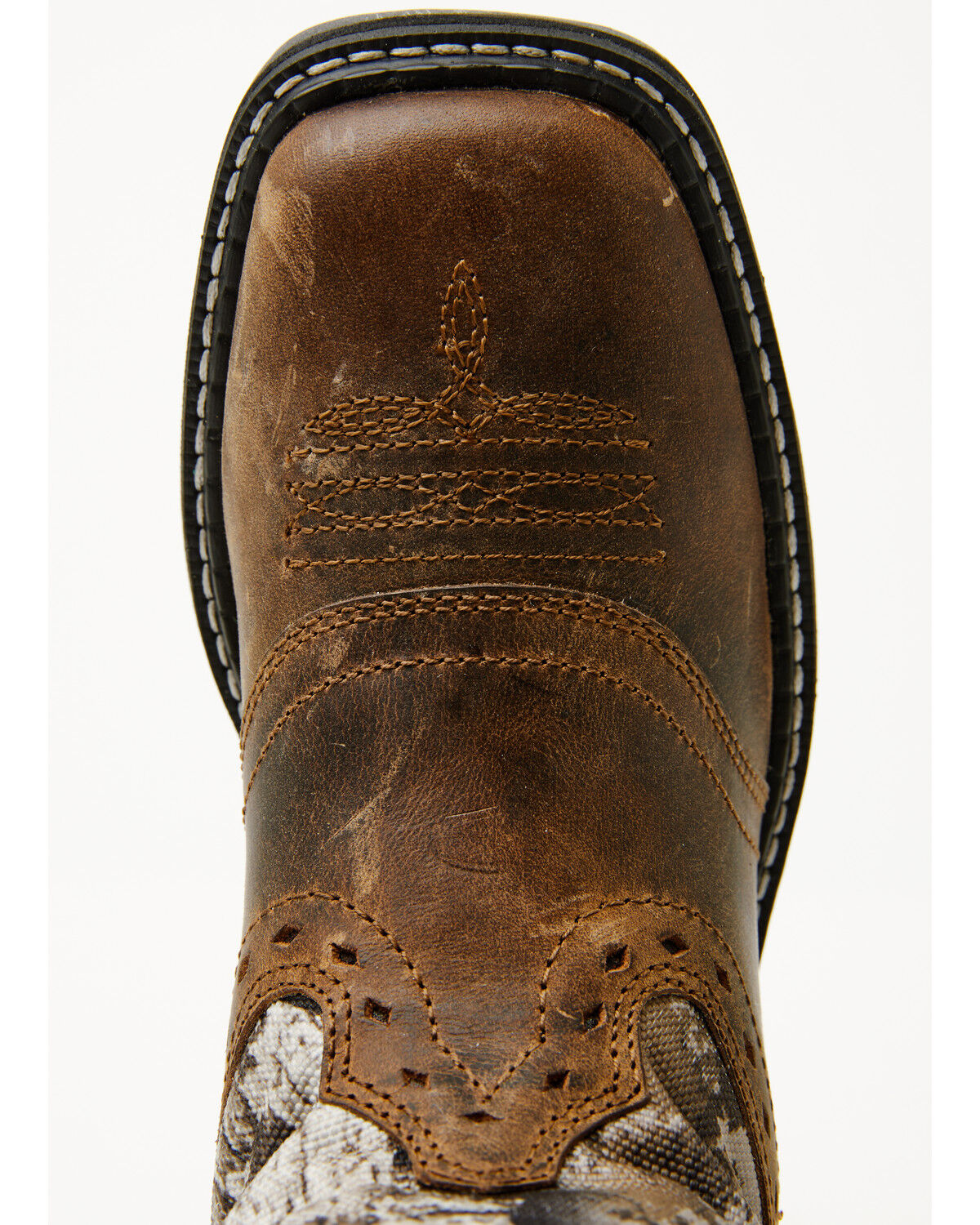Image #6 - Cody James Boys' Tucker Western Boots - Broad Square Toe, Brown, hi-res