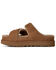 Image #3 - UGG Women's Greenport Cross Strap Slide, Chestnut, hi-res