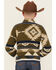 Image #4 - Wrangler Boys Southwestern Print Sherpa Pullover , Green, hi-res