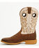 Image #3 - Durango Men's Shyloh Performance Western Boots - Broad Square Toe, Brown, hi-res