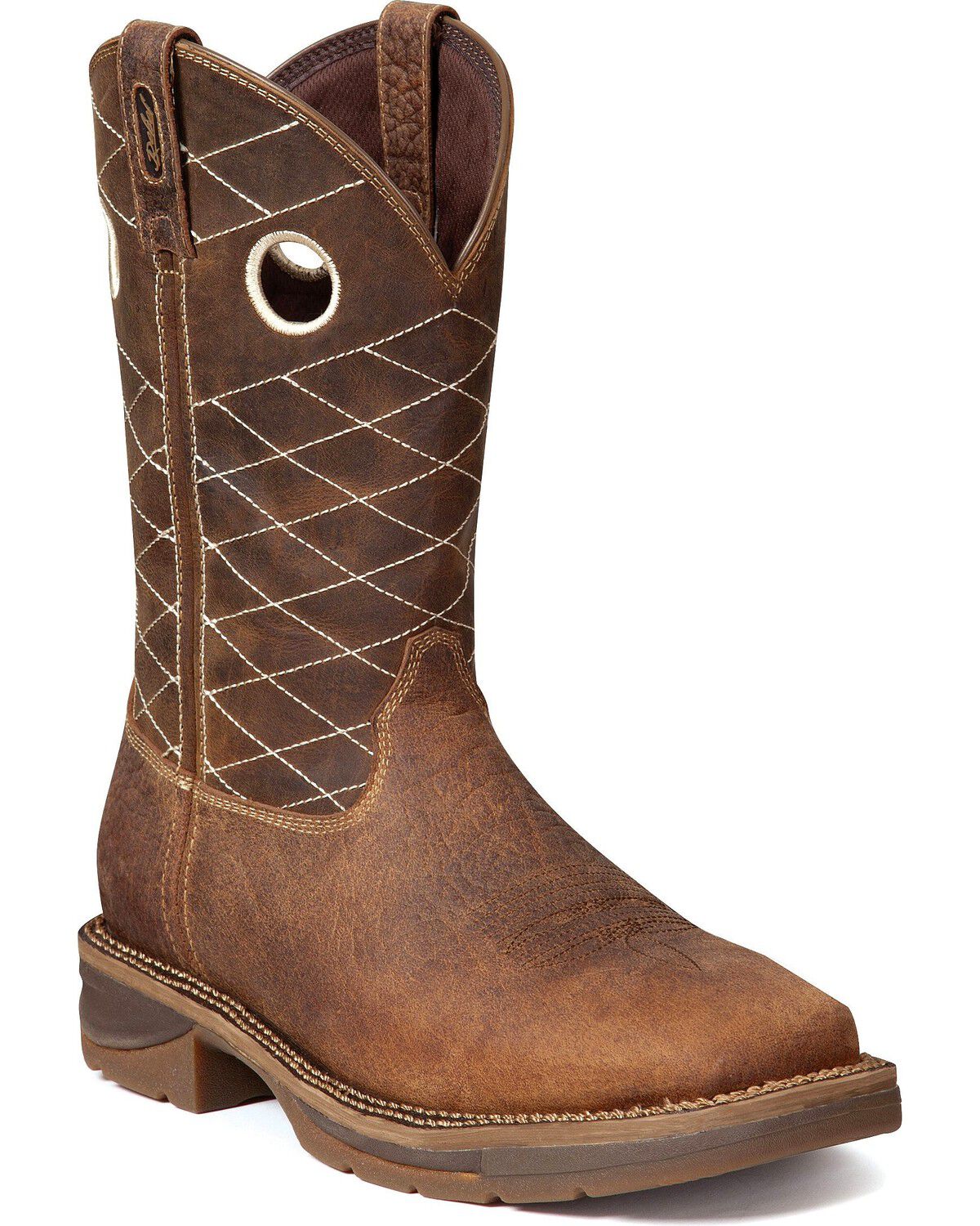 Durango Men's Workin Rebel Composite Toe Work Boots, Chocolate, hi-res