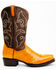 Image #2 - Dan Post Men's Eel Exotic Western Boots - Square Toe, Brown, hi-res