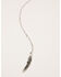 Image #3 - Shyanne Women's Claire Concho Choker Feather Necklace, Silver, hi-res