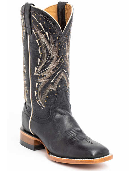 Image #1 - Shyanne Women's Hadley Western Performance Boots - Broad Square Toe, Black, hi-res