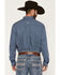 Image #4 - Ariat Men's Boot Barn Exclusive Storm Geo Print Long Sleeve Button-Down Western Shirt, Blue, hi-res