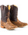 Image #3 - Tin Haul Men's Barbed Wire Butcher Shop Western Boots - Broad Square Toe, Brown, hi-res