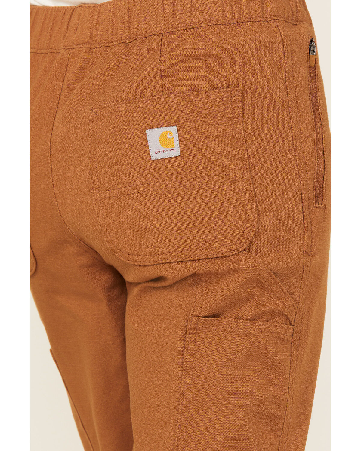 Image #4 - Carhartt Women's Force&reg; Relaxed Fit Ripstop Work Pants, Brown, hi-res