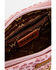 Image #4 - Wrangler X Boot Barn Women's Leopard Print Shoulder Bag with Chain, Pink, hi-res