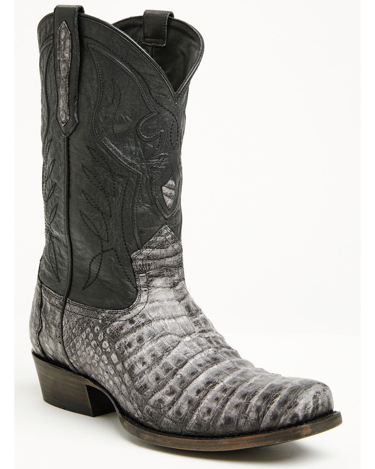 Image #1 - Cody James Black 1978&reg; Men's The Porter Exotic Caiman Belly Western Boots - Square Toe, Black, hi-res