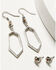 Image #2 - Shyanne Women's Monument Valley 4-Piece Drop & Stud Earrings Set, Silver, hi-res