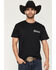 Image #2 - Coors Men's Boot Barn Exclusive Skull Mountain Short Sleeve Graphic T-Shirt, Black, hi-res