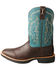 Image #3 - Twisted X Men's Tech X Performance Western Boot - Square Toe, Brown, hi-res