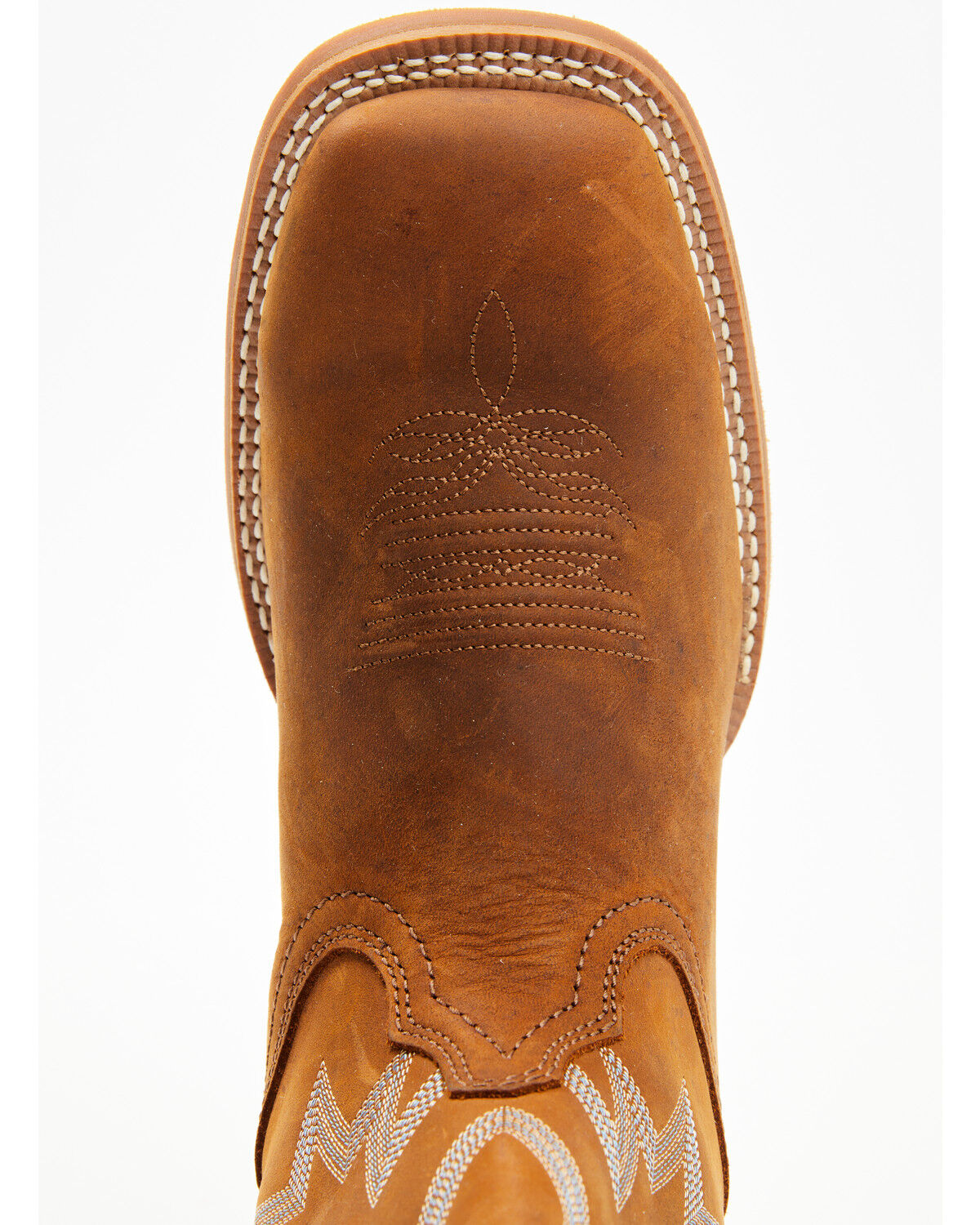 Image #6 - Justin Men's Frontier War Dog Performance Western Boots - Broad Square Toe, Tan, hi-res