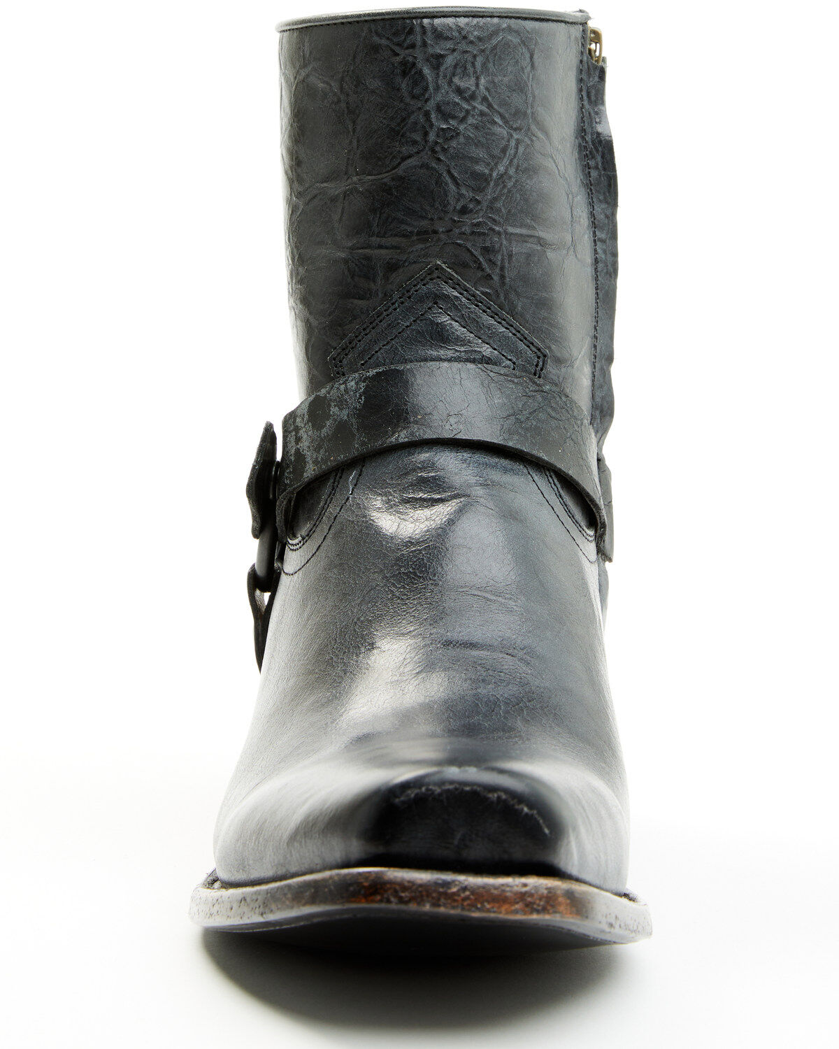 Image #4 - Moonshine Spirit&reg; Men's Pancho Harness Western Boots - Square Toe, Black, hi-res