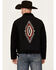 Image #4 - Moonshine Spirit&reg; Men's Puebla Suede Zip Jacket, Black, hi-res