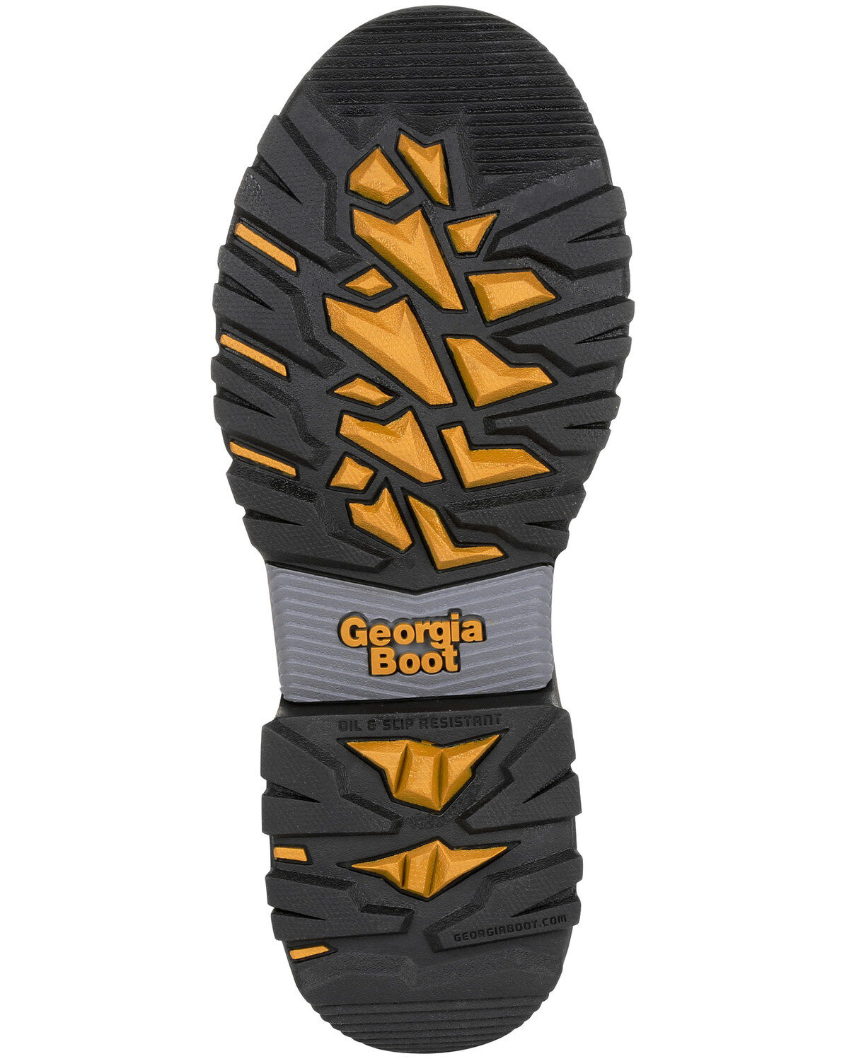 Image #7 - Georgia Boot Men's Rumbler Waterproof Western Work Boots - Composite Toe, Black/brown, hi-res