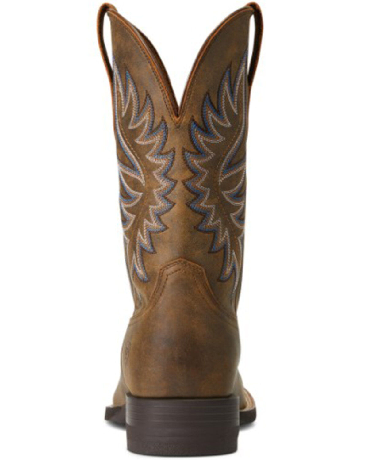 Image #3 - Ariat Men's Brander Leather Performance Western Boot - Broad Square Toe, Brown, hi-res
