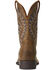 Image #3 - Ariat Men's Brander Leather Performance Western Boot - Broad Square Toe, Brown, hi-res