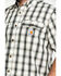 Image #4 - Carhartt Men's Plaid Print Rugged Flex Rigby Short Sleeve Work Shirt , Grey, hi-res