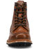 Image #4 - Frye Men's Hudson Lace-Up Work Boots - Round Toe , Caramel, hi-res