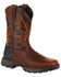 Image #1 - Durango Men's Maverick XP Ventilated Western Work Boots - Square Toe, Brown, hi-res