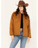 Image #1 - Ariat Women's Grizzly Quilted Barn Jacket, Brown, hi-res