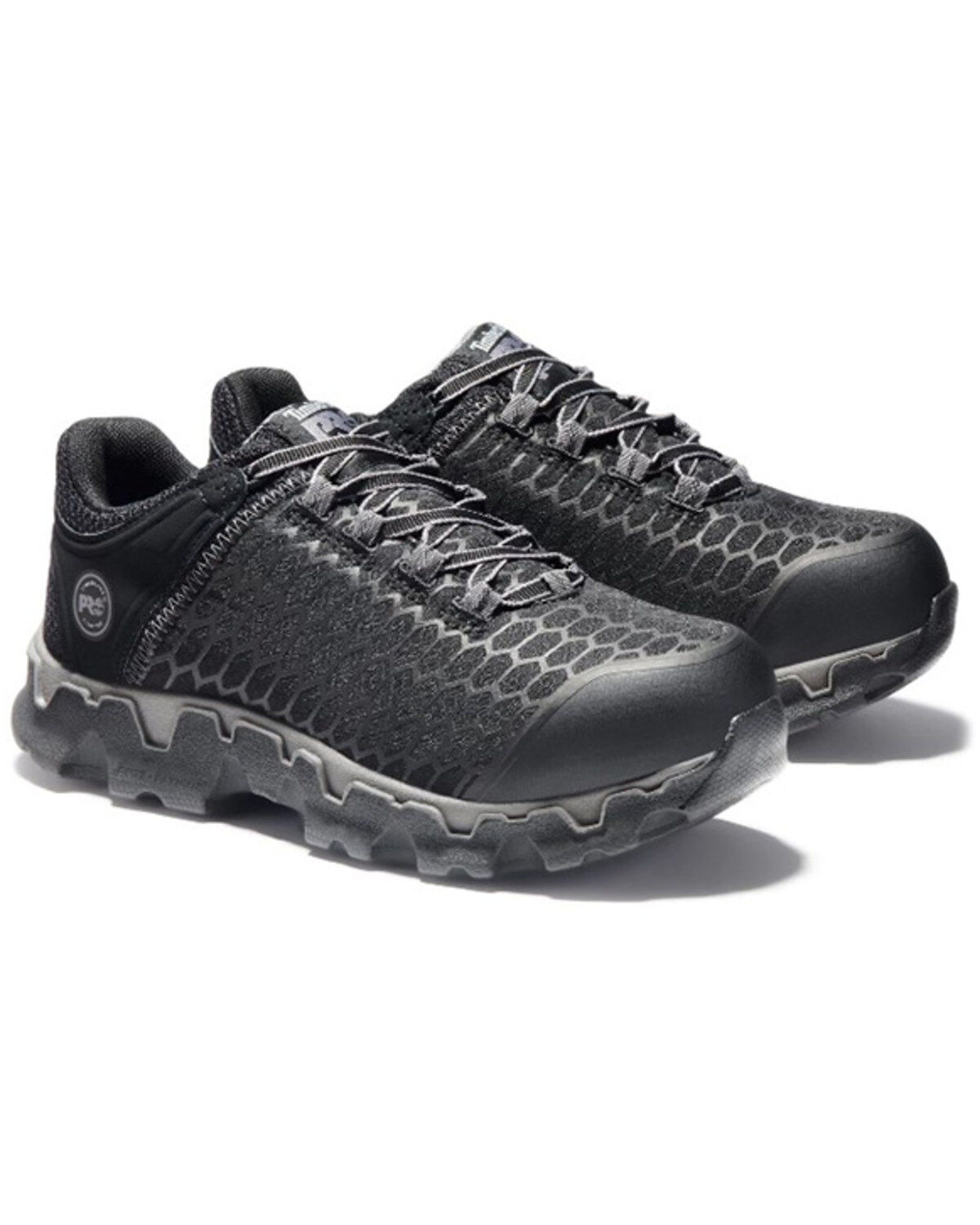 Timberland Women's Powertrain Work Shoes - Alloy Toe, Black, hi-res