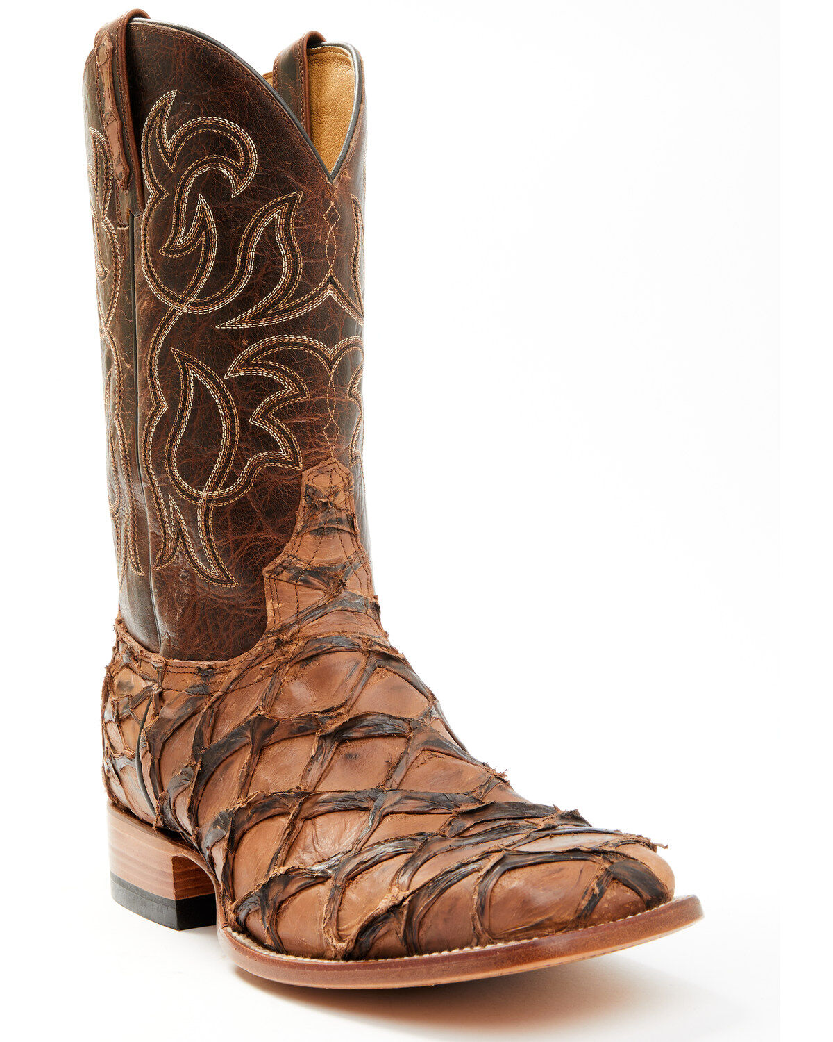 Cody James&reg; Men's Pirarucu Exotic Boots, Brown, hi-res