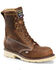 Image #1 - Carolina Men's 8" Work Boots - Steel Toe , Dark Brown, hi-res