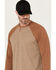 Image #2 - Cody James Men's FR Bronze Raglan Long Sleeve Henley Work Shirt , Bronze, hi-res