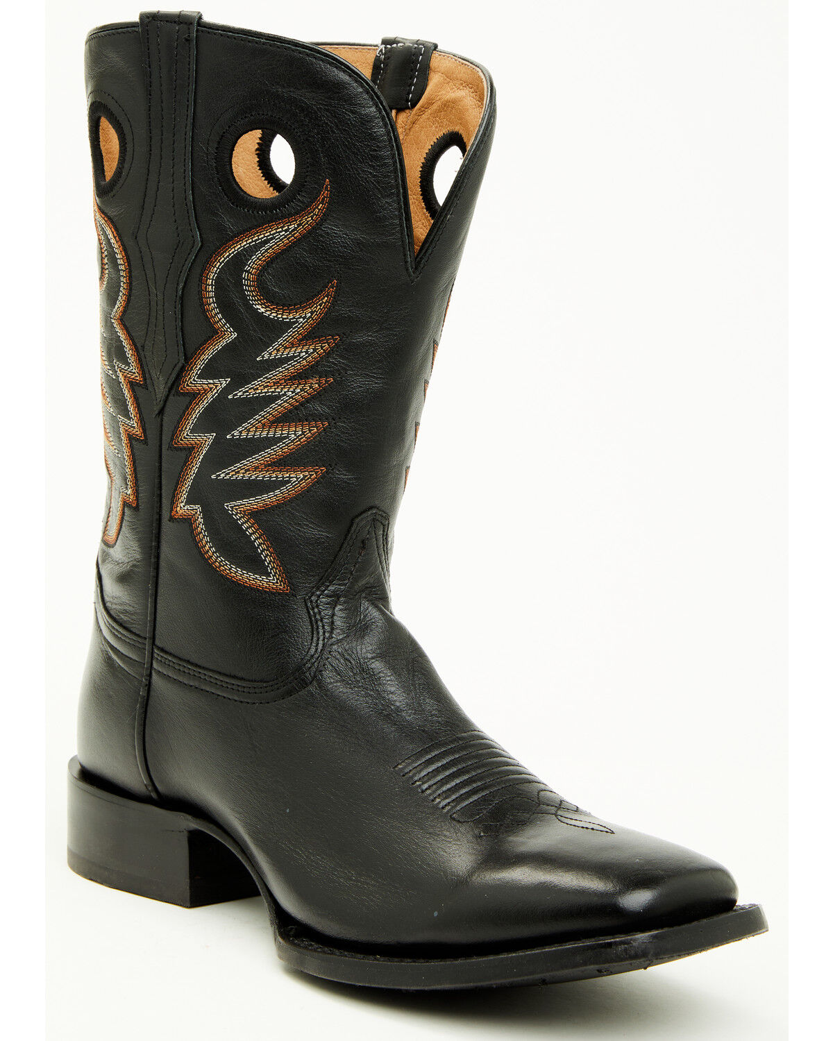 Cody James Men's Union Performance Western Boots - Broad Square Toe, Black, hi-res