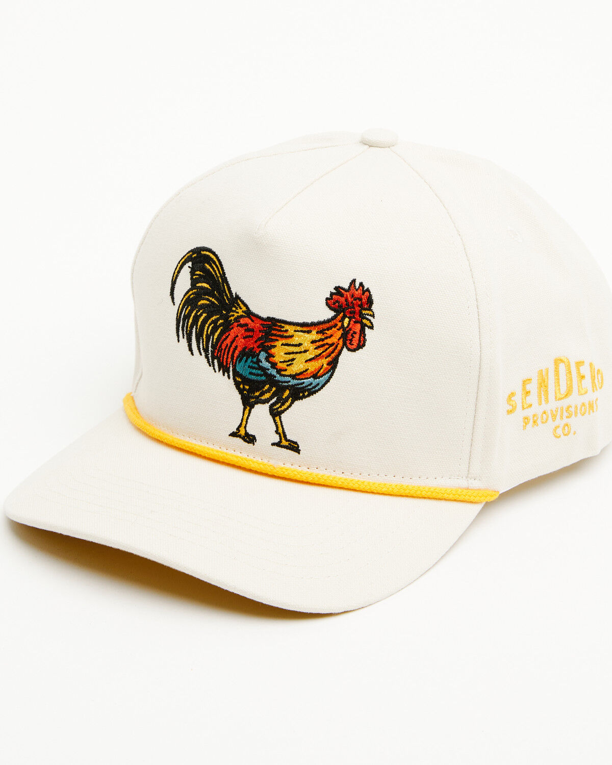 Sendero Provisions Men's Yardbird Ball Cap, White, hi-res