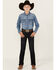 Image #1 - Wrangler Retro Boys' Dark Wash Dax Slim Bootcut Jeans, Dark Wash, hi-res