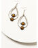 Image #1 - Shyanne Women's Americana Teardrop Earrings , Silver, hi-res