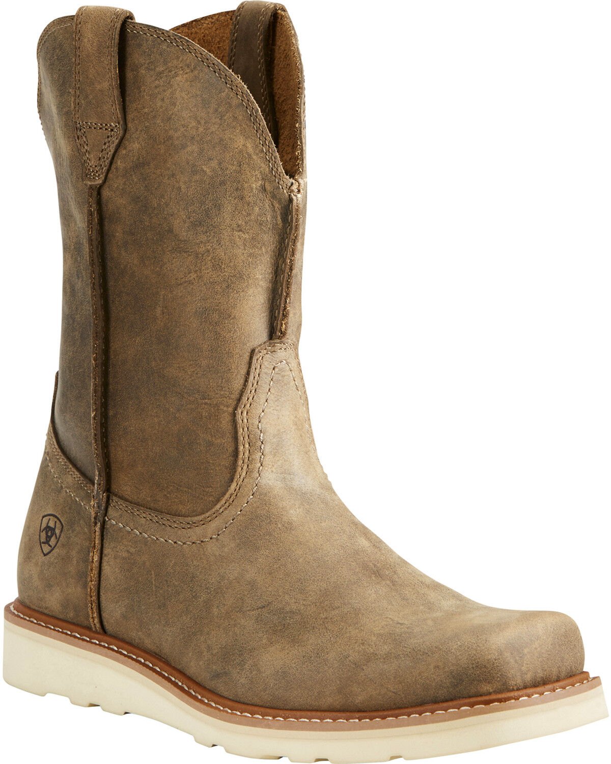 Ariat Men's Rambler Recon Bomber Western Boots - Square Toe, Lt Brown, hi-res