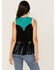 Image #4 - Rock & Roll Denim Women's Fringe Vest, Black, hi-res