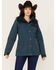 Image #1 - Cinch Women's Hooded Barn Jacket, Teal, hi-res