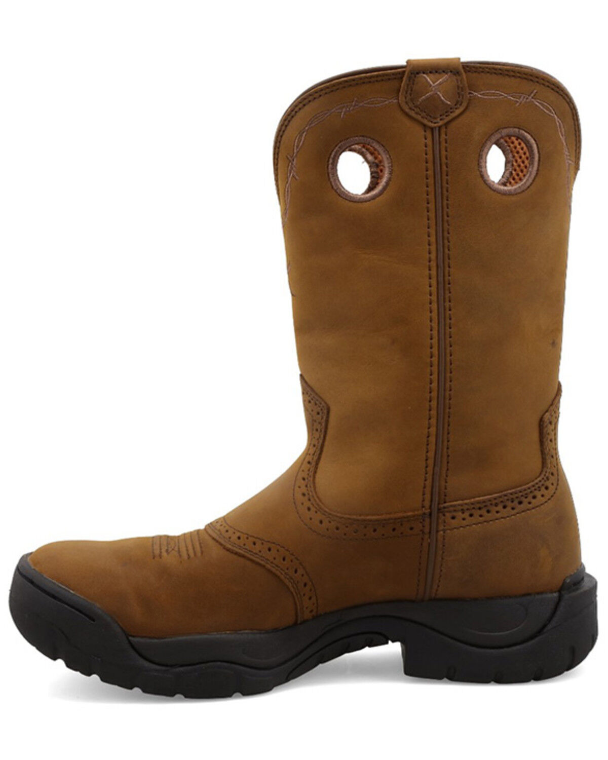 Image #3 - Twisted X Men's All Around Barn Boots - Soft Toe, Distressed, hi-res