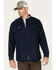 Image #1 - Lapco Men's FR Modern Uniform Long Sleeve Button-Down Work Shirt, Navy, hi-res