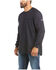 Image #1 - Ariat Men's FR Black Air Rig Life Graphic Long Sleeve Work Shirt - Big , Black, hi-res