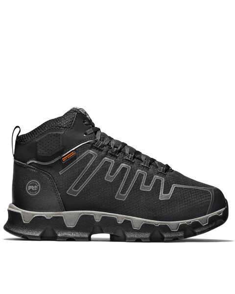 Image #2 - Timberland PRO Men's Powertrain Ripstop Met Guard Work Shoes - Alloy Toe, Black, hi-res
