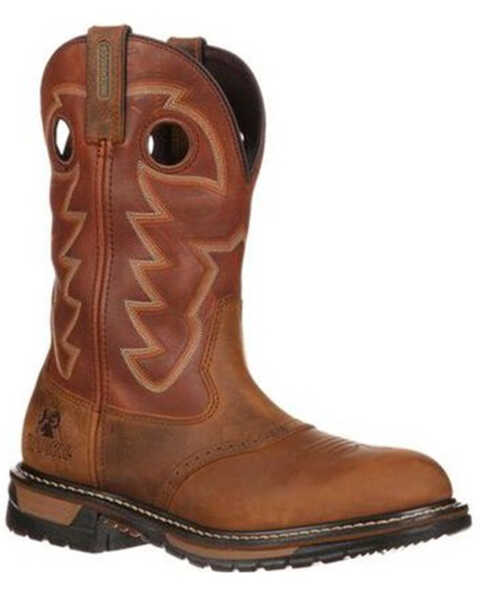 Image #2 - Rocky Branson Waterproof Work Boots, Aztec, hi-res