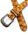 Image #2 - Cody James Men's Camel Embroidered Pirarucu Belt, Camel, hi-res