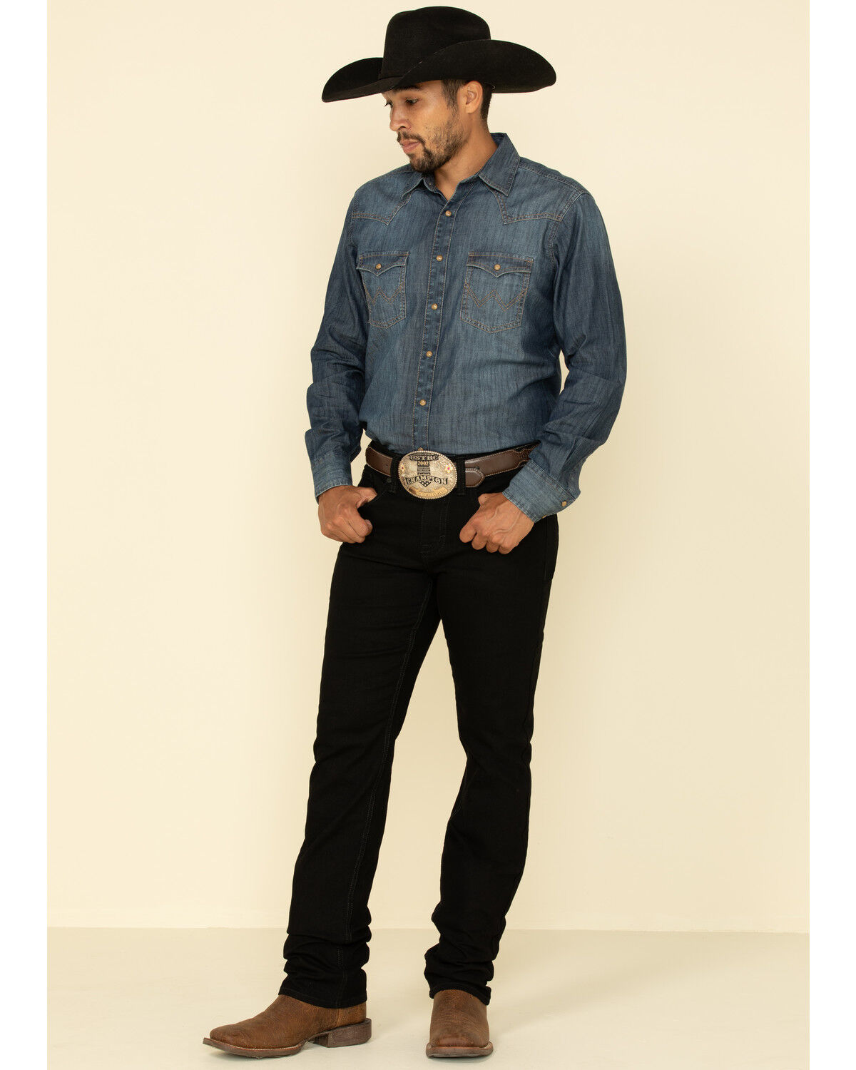 Cody James Men's Night Rider Wash Jackson Slim Straight Stretch Denim Jeans - Tall, Black, hi-res