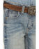 Image #2 - Cody James Boys' Crupper Light Wash Stretch Slim Straight Jeans, Blue, hi-res