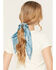 Image #2 - Shyanne Women's Constance Bandana Concho Hair Scrunchie Set - 2 Piece, Chocolate, hi-res