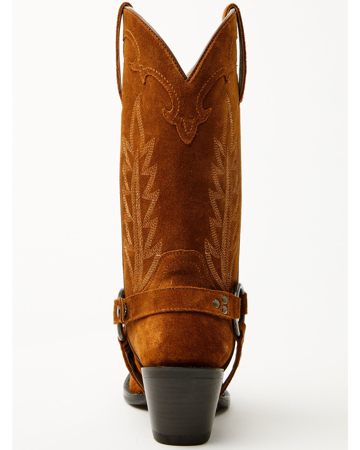 Image #5 - Idyllwind Women's Midnight Rider Suede Western Boots - Snip Toe, Cognac, hi-res