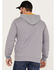 Image #4 - Brothers and Sons Men's French Terry Anorak 1/4 Zip Hooded Pullover, Dark Grey, hi-res
