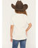 Image #4 - Originality Girls' Floral Boot Short Sleeve Graphic T-Shirt, Off White, hi-res