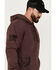 Image #2 - Howitzer Men's We The People Hooded Sweatshirt , Burgundy, hi-res